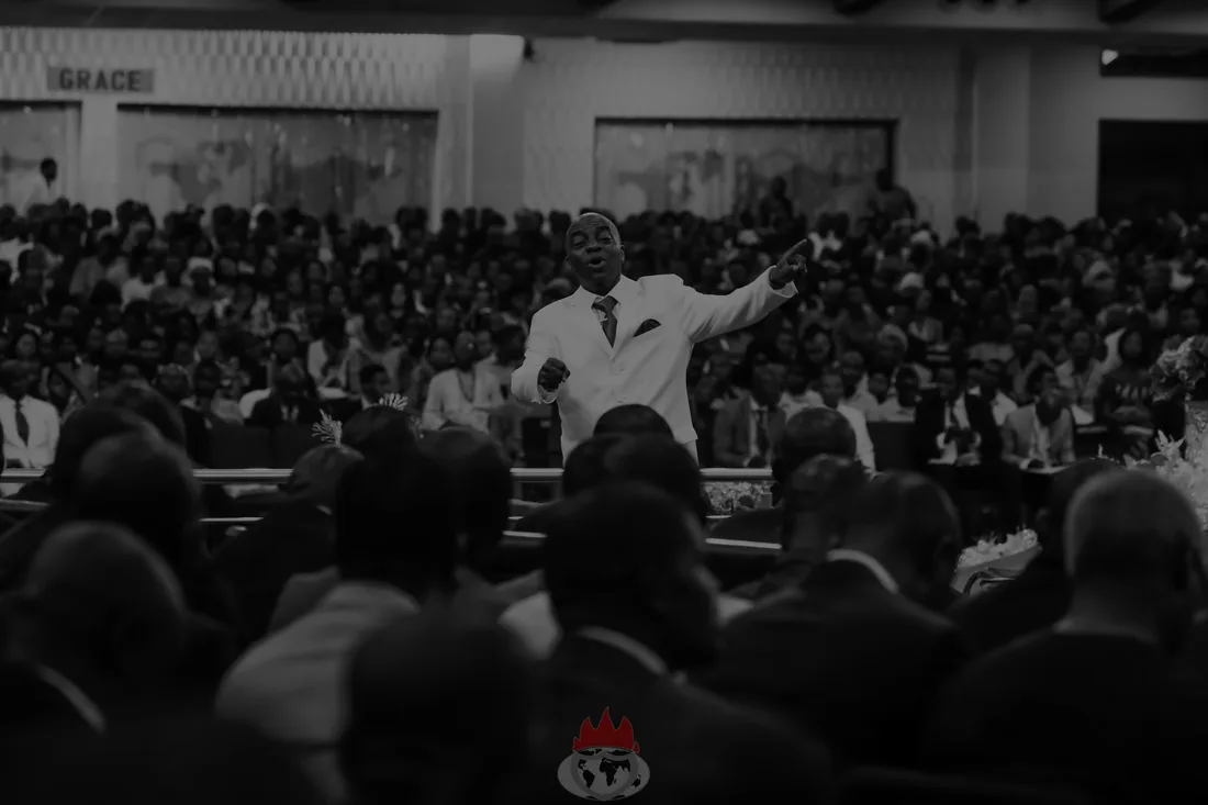 Bishop David Oyedepo ministering at Faith Tabernacle
